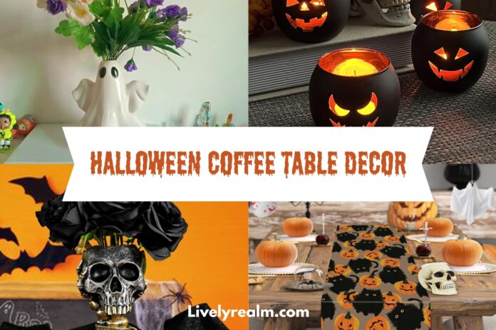 Lively Realm - Coffee Table Decoration for Halloween